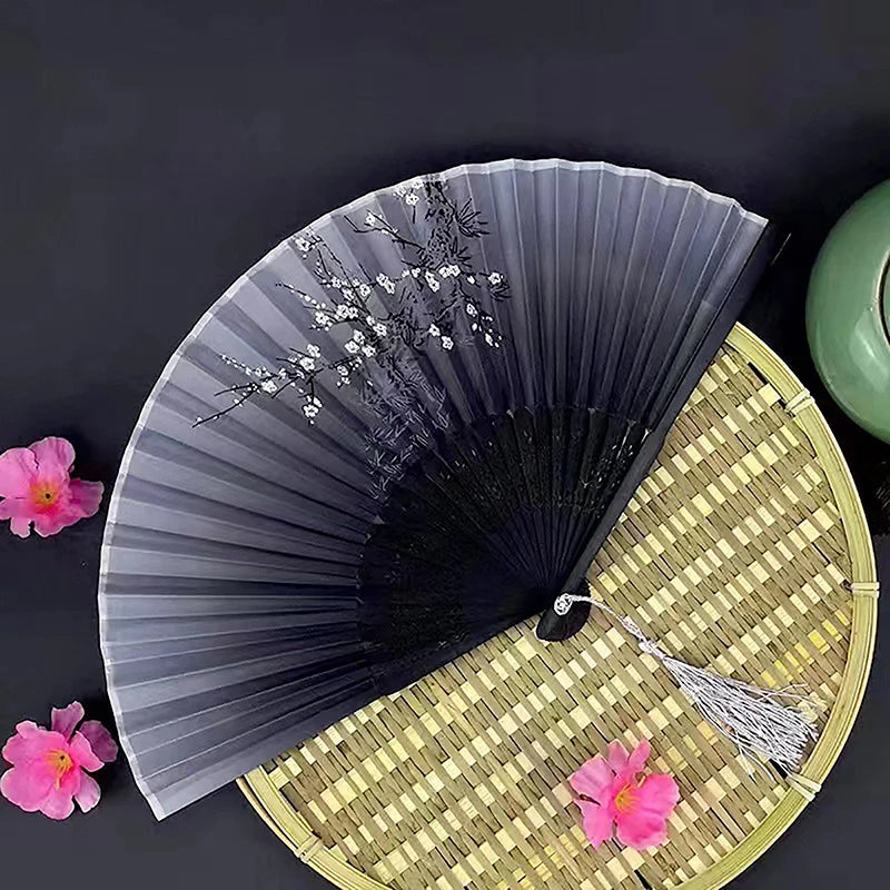VIND Bamboo Antique Folding Fan Chinese Style 