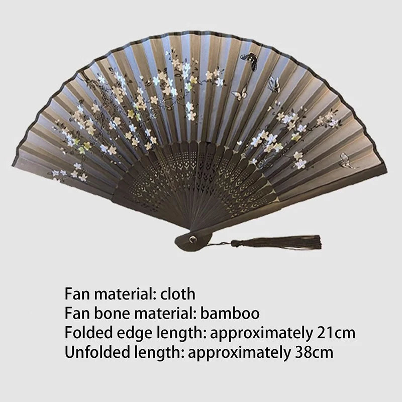 VIND Bamboo Antique Folding Fan Chinese Style 