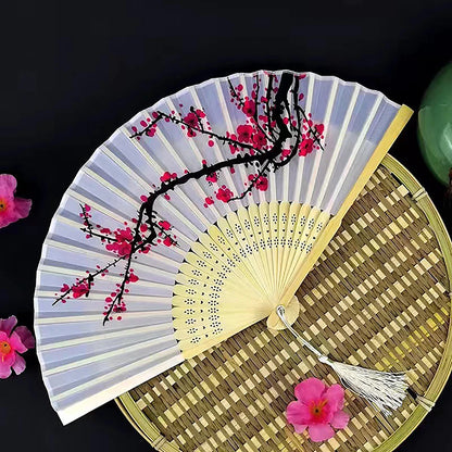 VIND Bamboo Antique Folding Fan Chinese Style 
